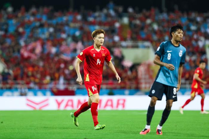 Dù nắm trong tay nhiều cơ hội, ĐT Việt Nam vẫn để hòa đáng tiếc trước ĐT Singapore trong trận đấu tối 31/7 tại sân nhà Mỹ Đình. (Ảnh: Quang Tiến)