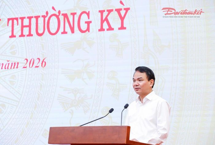 Bộ trưởng, Chủ nhiệm Văn phòng Chính phủ Đặng Xuân Phong phát biểu tại họp báo. Ảnh: Quang Vinh