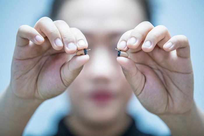 Thiết bị gian lận siêu nhỏ được phát hiện trong kỳ thi gaokao. Ảnh: IBTimes.