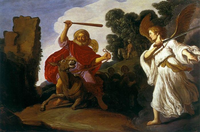  Bức họa Balaam và con lừa được họa sĩ người Hà Lan Pieter Lastman sáng tác vào năm 1622. Ảnh: wikimedia. 