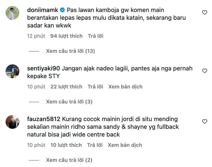 CĐV Indonesia chỉ trích lối chơi của đội chủ nhà.