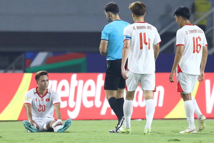 Tuyển Việt Nam sáng cửa vào bán kết. Ảnh: Minh Chiến.
