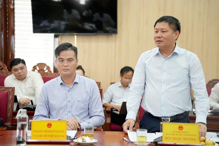 Lãnh đạo Tổng Công ty Lọc hóa dầu Việt Nam cho ý kiến tại cuộc họp