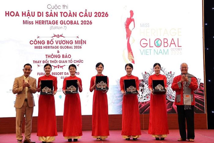 Ban tổ chức chính thức công bố bộ vương miện Miss Heritage Global 2026 - biểu tượng của sứ mệnh kết nối văn hóa và lan tỏa giá trị di sản