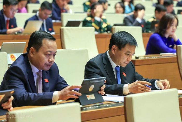 Các đại biểu Quốc hội tại Kỳ họp không thường lệ thứ Nhất, Quốc hội Khóa XVI - Ảnh: VGP/Nhật Bắc