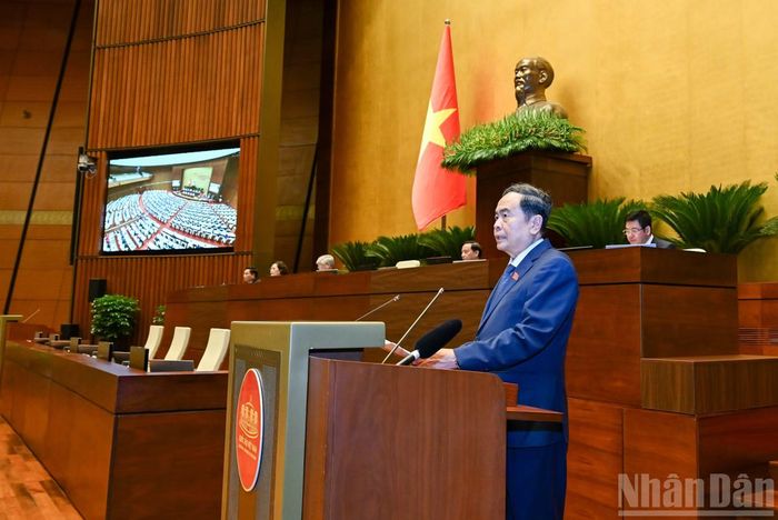 Chủ tịch Quốc hội Trần Thanh Mẫn khai mạc Kỳ họp không thường lệ thứ nhất, Quốc hội khóa XVI.
