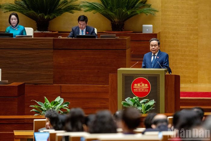 Chủ tịch Quốc hội Trần Thanh Mẫn khai mạc Kỳ họp.