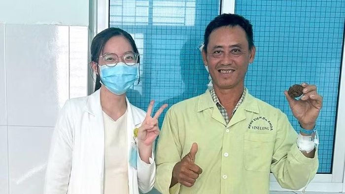 Bệnh nhân đã phục hồi sau phẫu thuật.