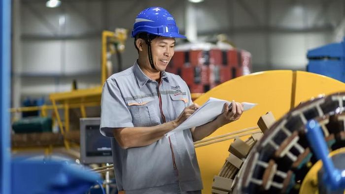 Công nhân trong một nhà máy của Thụy Điển tại Việt Nam. (Ảnh: Đại sứ quán Thụy Điển)