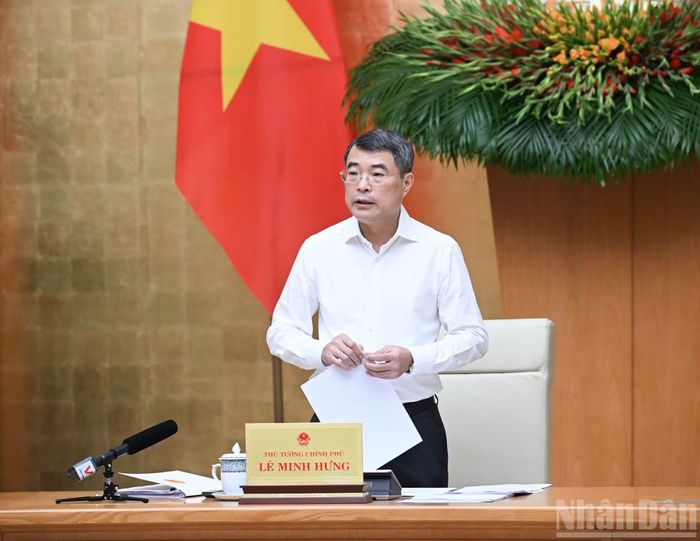  Thủ tướng Lê Minh Hưng phát biểu chỉ đạo tại Phiên họp Chính phủ thường kỳ tháng 7. 
