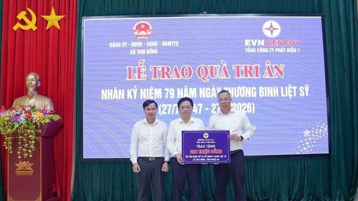 EVNGENCO1 triển khai nhiều hoạt động tri ân nhân kỷ niệm 79 năm Ngày Thương binh-Liệt sĩ, đồng thời thực hiện các chương trình an sinh xã hội tại nhiều địa phương.