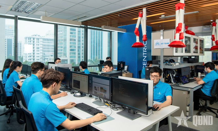 Giờ học của sinh viên Trường Đại học CMC. Ảnh: HƯNG HÀ