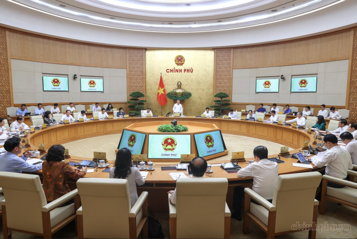 Quang cảnh phiên họp. Ảnh: chinhphu.vn