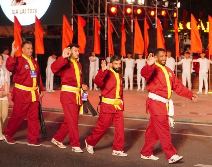 Khai mạc Liên hoan Quốc tế Võ cổ truyền Việt Nam lần thứ IX - Gia Lai 2026 thu hút nhiều đoàn võ thuật quốc tế.