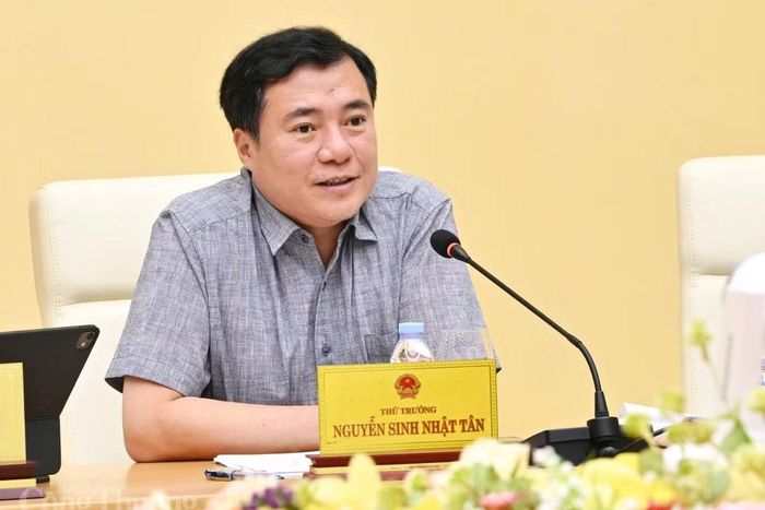 Thứ trưởng Bộ Công Thương Nguyễn Sinh Nhật Tân. (Ảnh: Báo Công Thương)