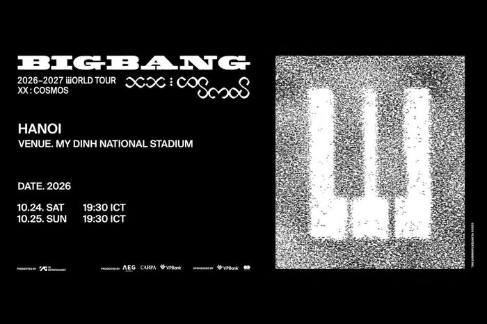 BIGBANG có cuộc hội ngộ “20 năm có một” với cộng đồng người hâm mộ Việt Nam tại Mỹ Đình.