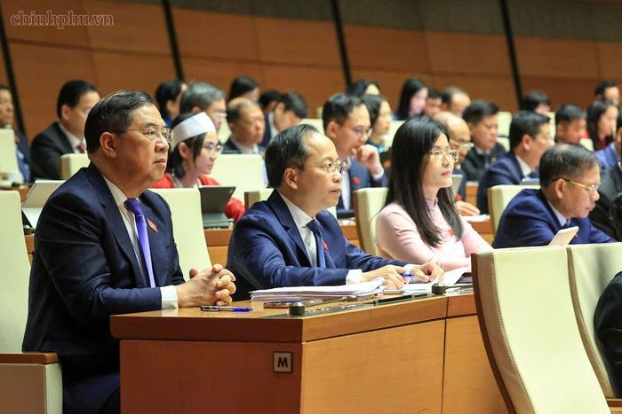 Các đại biểu Quốc hội tham dự Kỳ họp không thường lệ thứ Nhất Quốc hội khóa XVI. Ảnh: VGP/Nhật Bắc
