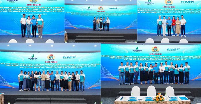 Hội nghị sơ kết 6 tháng đầu năm của Công đoàn PVFCCo - Phú Mỹ đã diễn ra thành công, tốt đẹp.