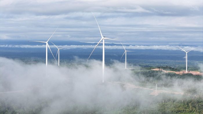 16 tháng xây dựng, 25 năm khai thác và khoảng 35 tỷ kWh điện được tạo ra từ Nhà máy điện gió Savan 1. Ảnh: T&T Group