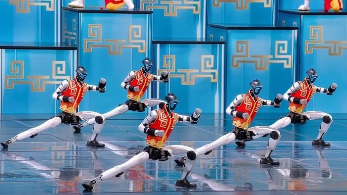 Robot hình người Trung Quốc biểu diễn võ thuật. Ảnh: LexisNexis
