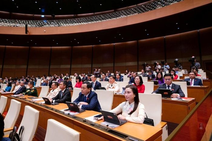 Các đại biểu tham dự Phiên họp (Ảnh: CTTĐT Quốc hội).
