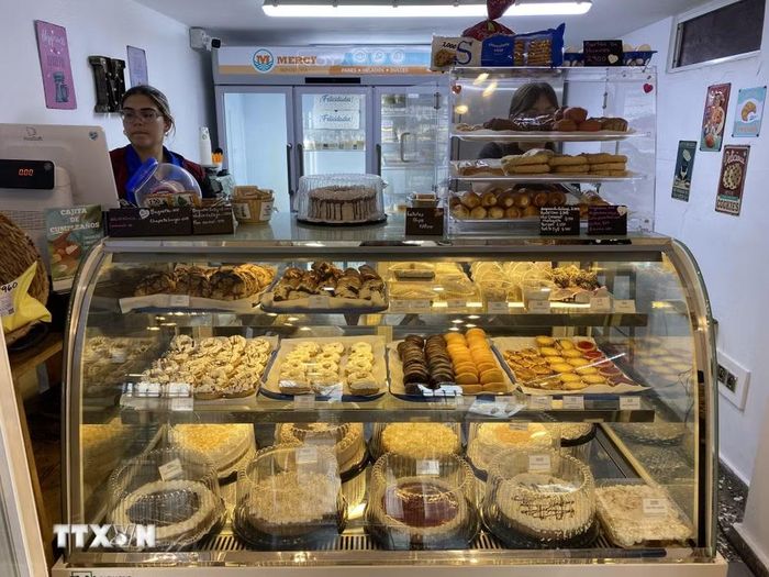 Một tiệm bánh ở La Habana (Cuba). (Ảnh: Ngọc Duy/TTXVN)