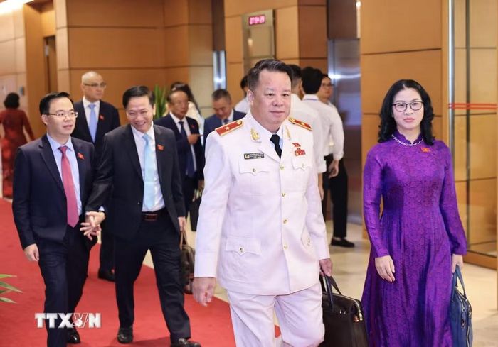 Đại biểu Quốc hội dự khai mạc Kỳ họp không thường lệ thứ nhất, Quốc hội khóa XVI. (Ảnh: Minh Đức/TTXVN)