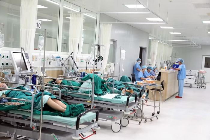 Người dân được phẫu thuật chuyên sâu tại Bệnh viện Việt Đức cơ sở Ninh Bình. (Ảnh: Đại Nghĩa/TTXVN)