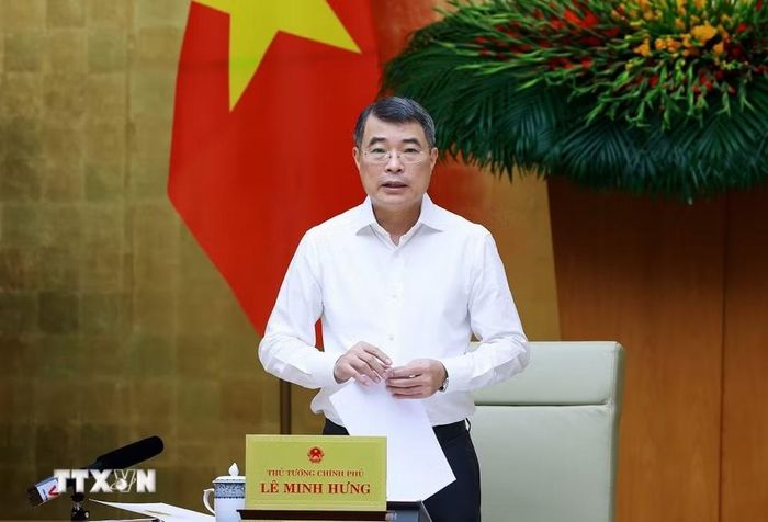 Thủ tướng Lê Minh Hưng chủ trì Phiên họp Chính phủ thường kỳ tháng 7 năm 2026. (Ảnh: Dương Giang/TTXVN) 