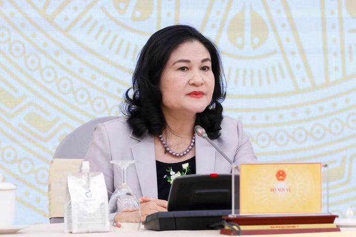 Thứ trưởng Bộ Nội vụ Nguyễn Thị Hà. (Ảnh: PV/Vietnam+)