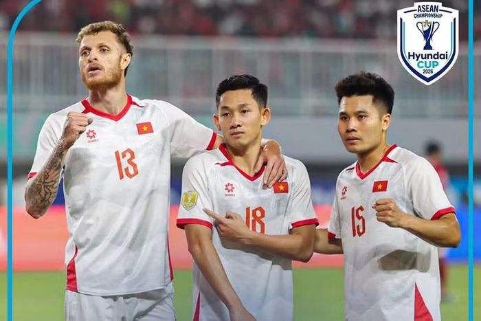 Hai Long (số 18) ghi bàn trong chiến thắng 3-0 của đội tuyển Việt Nam trước Indonesia. (Ảnh: ASEAN United FC)