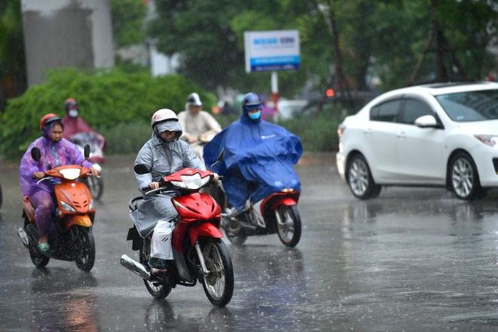 Khu vực Bắc Bộ tiếp tục có mưa rào và dông, cục bộ xuất hiện mưa to đến rất to.