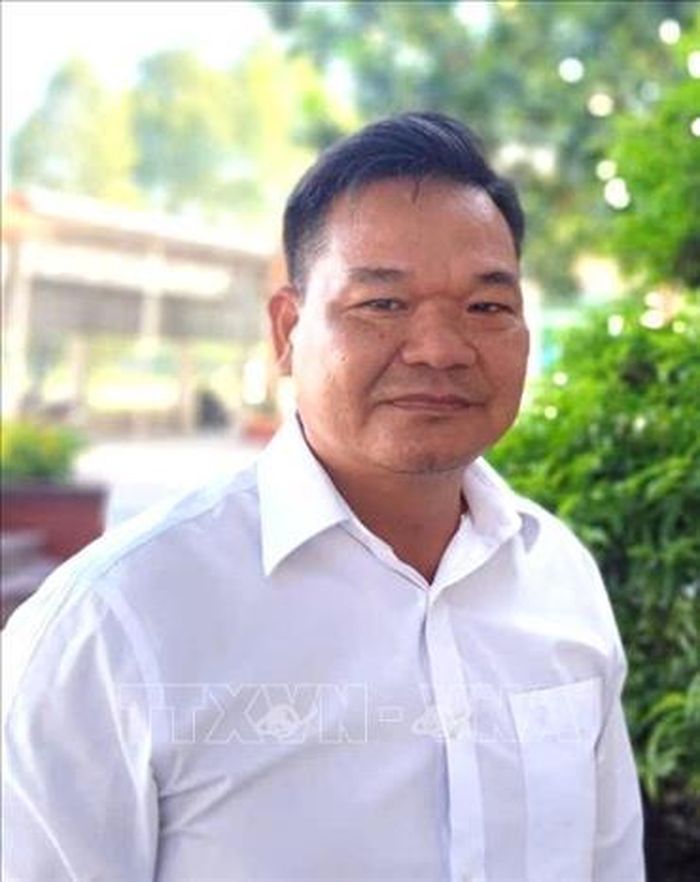 Ông Hồ Văn Tùng, Chủ tịch Ủy ban MTTQ xã Nhựt Tảo (Tây Ninh).