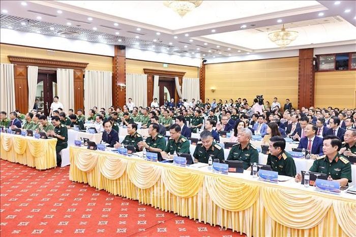 Các đại biểu tham dự phiên họp Bộ Quốc phòng Bộ Công an - Bộ Ngoại giao. Ảnh: Minh Đức/TTXVN