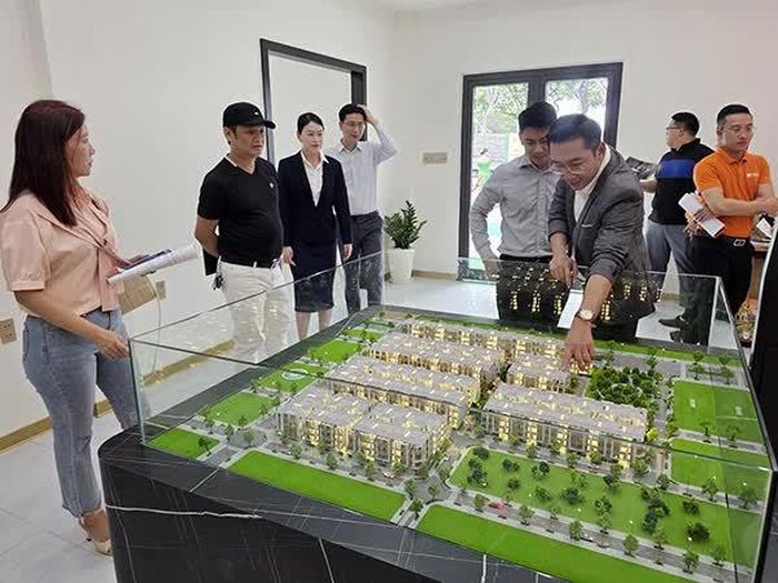 Các nhà đầu tư tìm hiểu dự án FUTA Kim Phát (phường Hòa Khánh, Đà Nẵng) của Công ty FUTA Land.