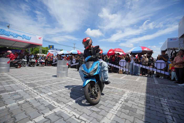 Honda Vario 125 mới tại sự kiện lái thử của HVN (Ảnh: HVN).