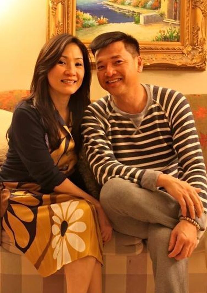 Quang Minh và Hồng Đào hồi còn bên nhau. 