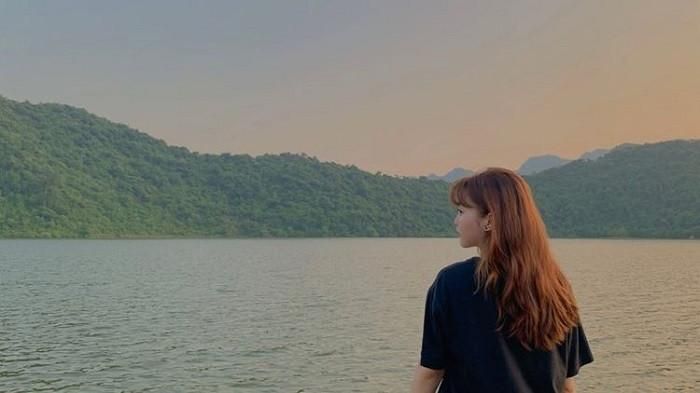 Vẻ đẹp thơ mộng của hồ Yên Quang. Ảnh: @ha_miiiiiii