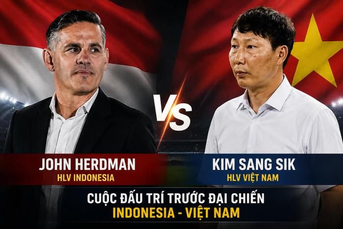 Cuộc đấu trí giữa Kim Sang Sik và John Herdman đã bắt đầu từ phòng họp báo, trước khi bóng lăn tại Indonesia.