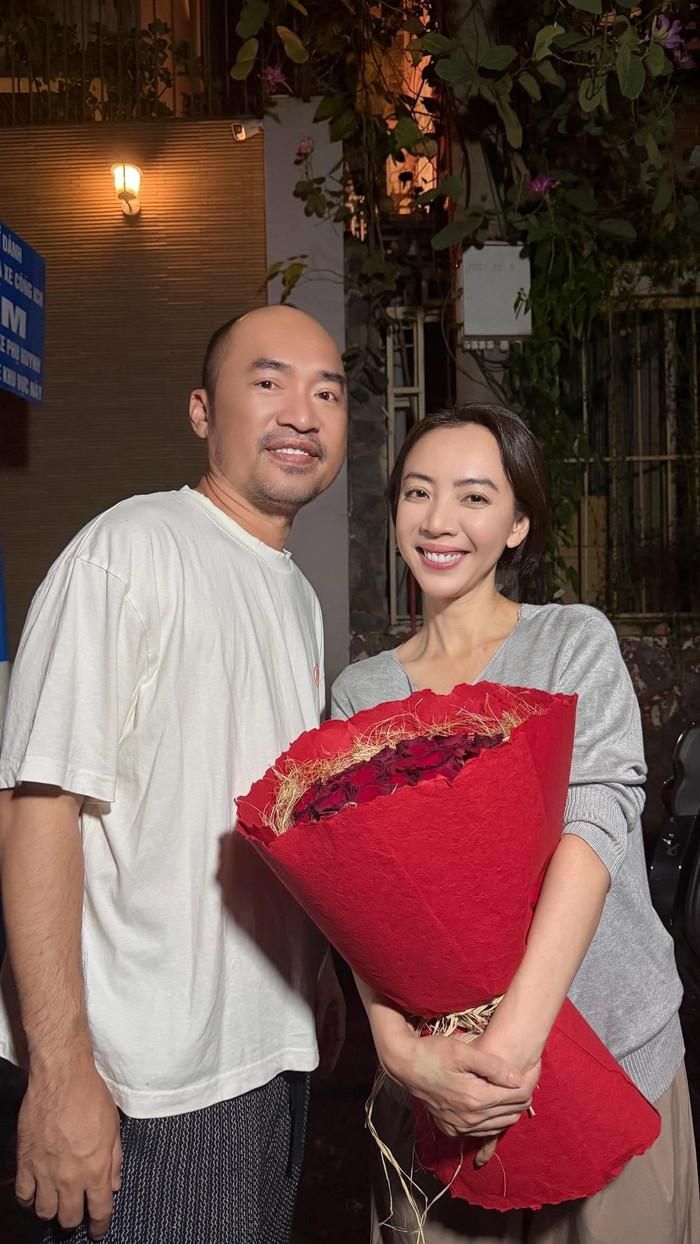 Thu Trang và Tiến Luật đã gắn bó với nhau hơn 15 năm. Ảnh: FBNV