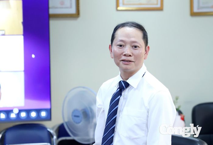Tân Trưởng phòng Truyền thông và Phát triển nội dung số Báo Công lý Nguyễn Thành Trung phát biểu tiếp thu nhiệm vụ.
