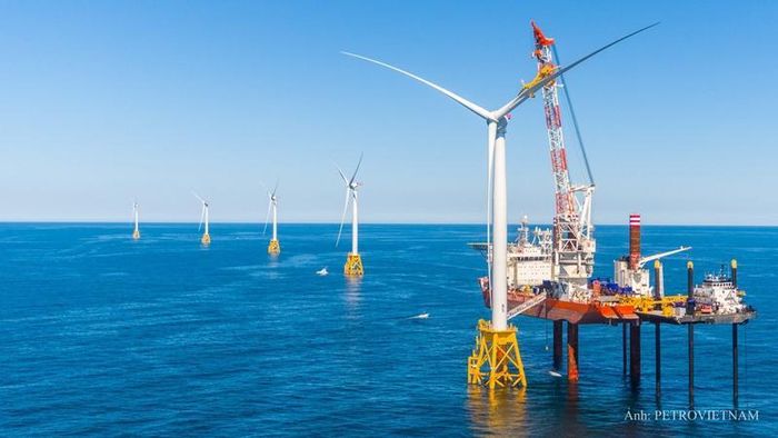 Hoạt động đo đạc, điều tra, khảo sát phục vụ phát triển các dự án điện gió ngoài khơi.
