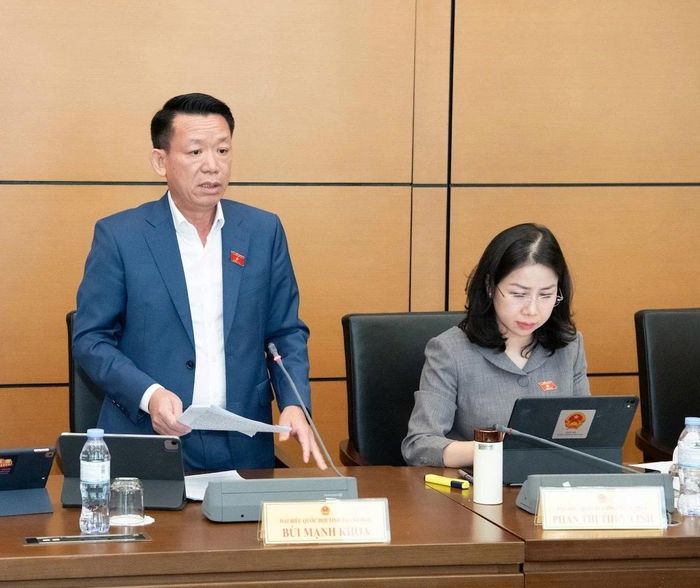 Đại biểu Quốc hội Bùi Mạnh Khoa.