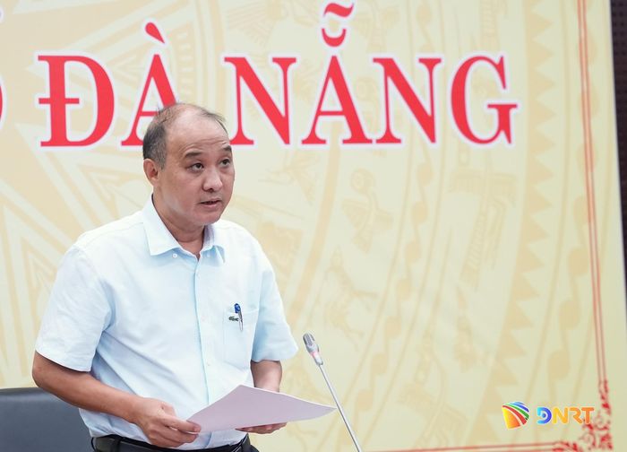 Phó Chủ tịch UBND thành phố Lê Quang Nam phát biểu tham luận tại hội thảo. Ảnh: T.CÔNG