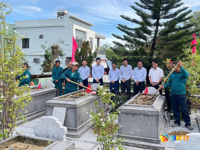 Phường Tam Kỳ triển khai "Chiến dịch 500 ngày đêm tìm kiếm, quy tập và xác định danh tính hài cốt liệt sĩ". Ảnh: T.K
