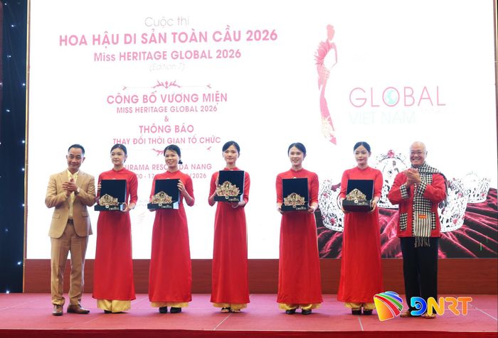 Ban tổ chức chính thức công bố bộ vương miện Miss Heritage Global 2026 - biểu tượng của sứ mệnh kết nối văn hóa và lan tỏa giá trị di sản. Ảnh: NGỌC HÀ