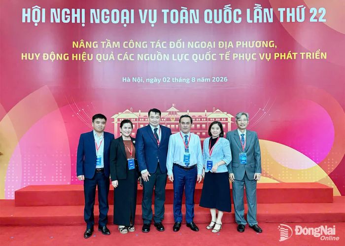 Đoàn đại biểu thành phố Đồng Nai tham dự hội nghị. Ảnh: Thanh Thảo