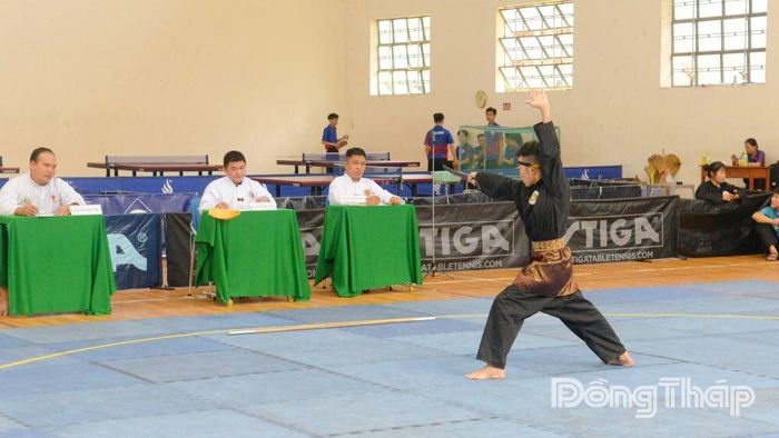VĐV thi đấu sau Lễ khai mạc.