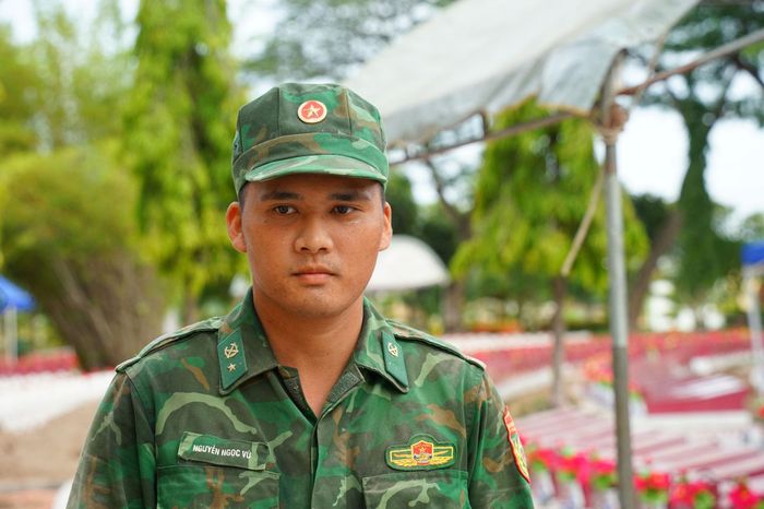 Chiến sĩ trẻ Nguyễn Ngọc Vũ