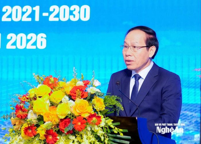 Phó Thủ tướng Chính phủ Lê Tiến Châu phát biểu chỉ đạo tại hội nghị. Ảnh: Phạm Bằng